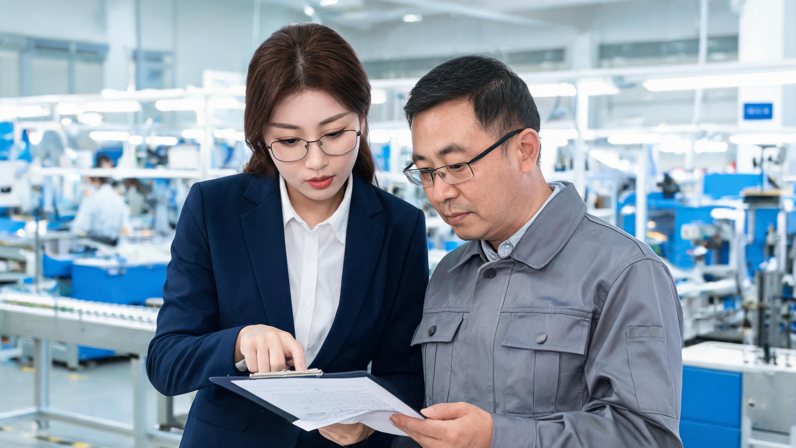 Supplier verification audit at Chinese factory